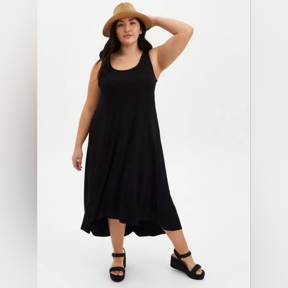 Torrid Black Super Soft Maxi Dress 2X - Picture 1 of 15